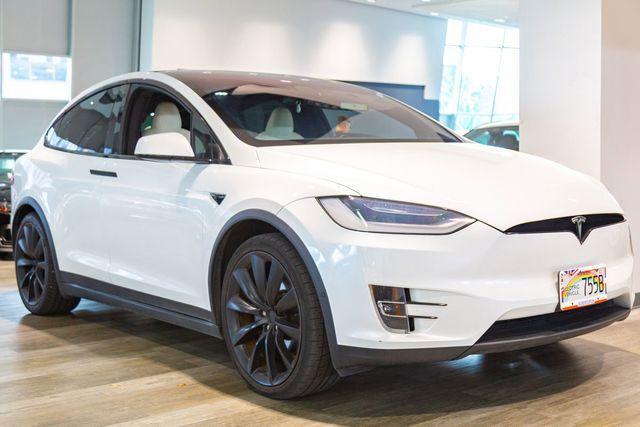 used 2020 Tesla Model X car, priced at $49,995