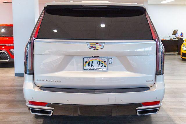 used 2022 Cadillac Escalade car, priced at $84,995