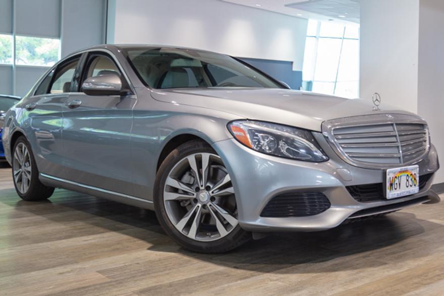 used 2015 Mercedes-Benz C-Class car, priced at $19,995