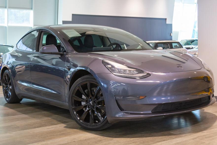 used 2020 Tesla Model 3 car, priced at $39,995