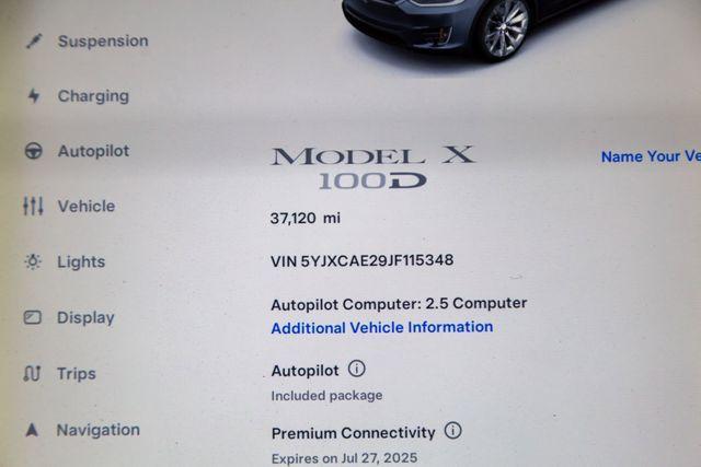 used 2018 Tesla Model X car, priced at $39,995