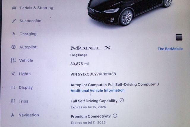 used 2019 Tesla Model X car, priced at $44,995