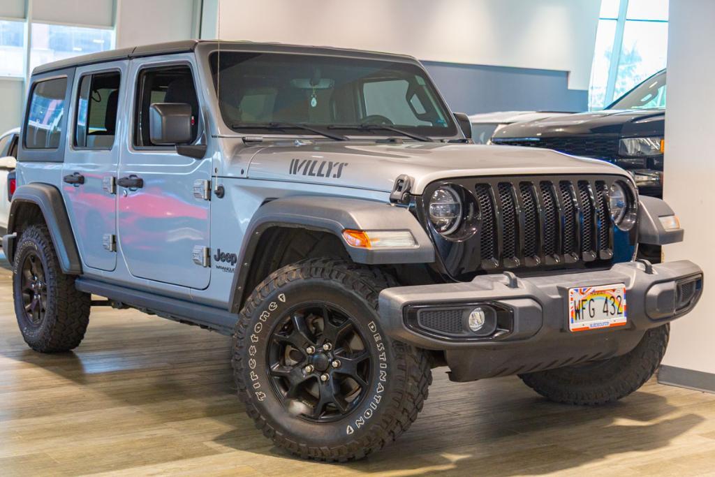 used 2021 Jeep Wrangler Unlimited car, priced at $39,995