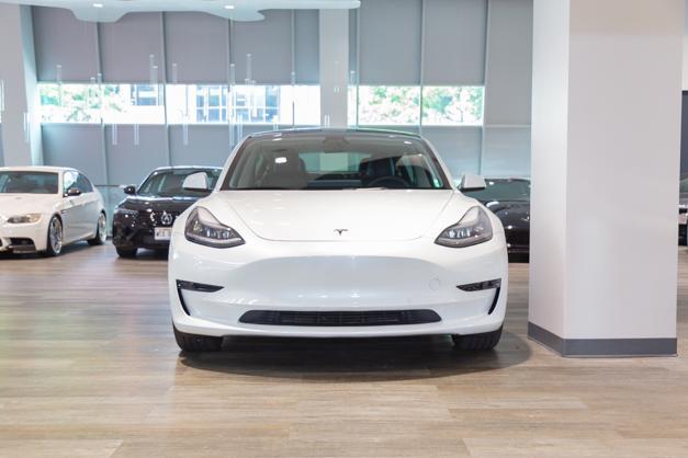 used 2022 Tesla Model 3 car, priced at $34,995