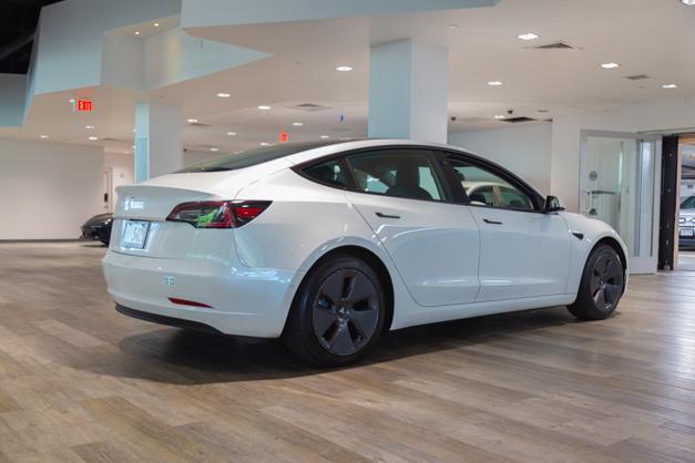 used 2022 Tesla Model 3 car, priced at $34,995