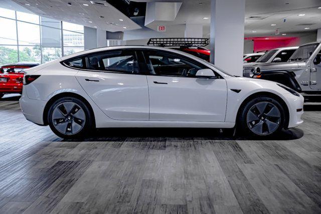 used 2022 Tesla Model 3 car, priced at $34,995