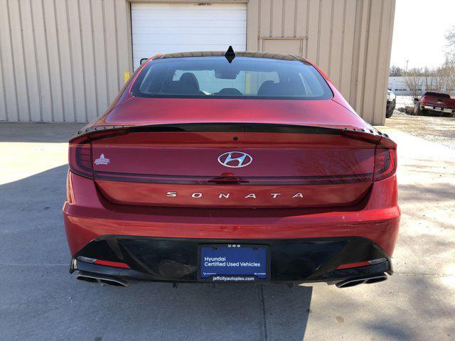 used 2021 Hyundai Sonata car, priced at $23,497