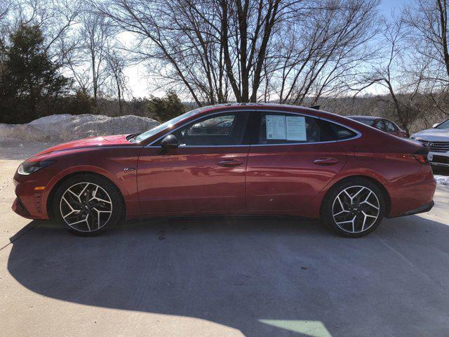 used 2021 Hyundai Sonata car, priced at $23,497