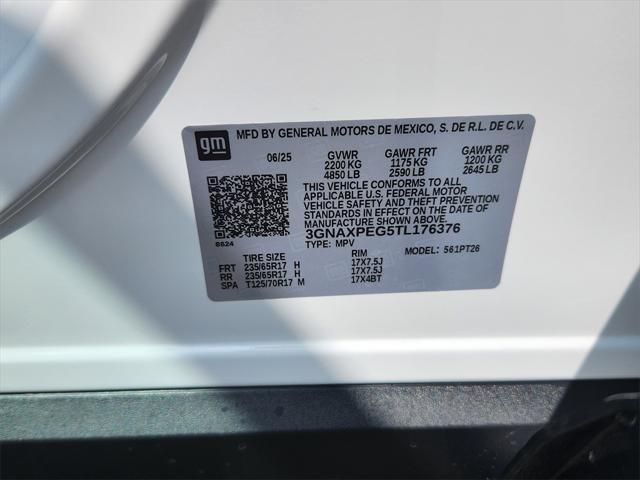 new 2026 Chevrolet Equinox car, priced at $32,560