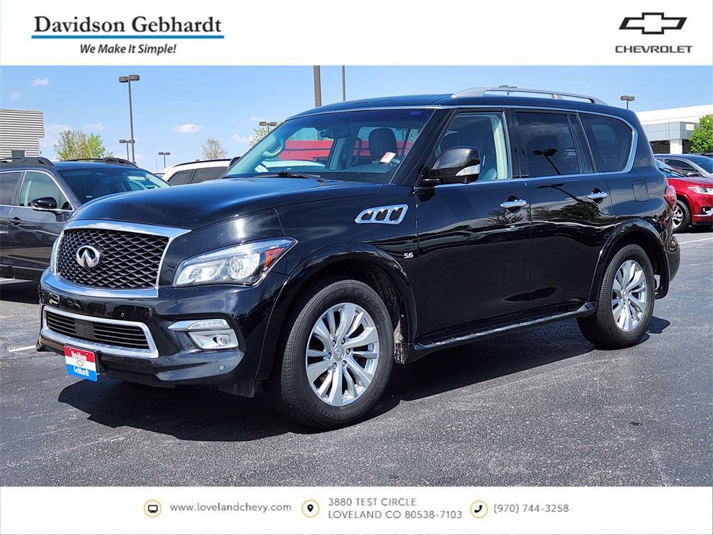 used 2017 INFINITI QX80 car, priced at $17,605