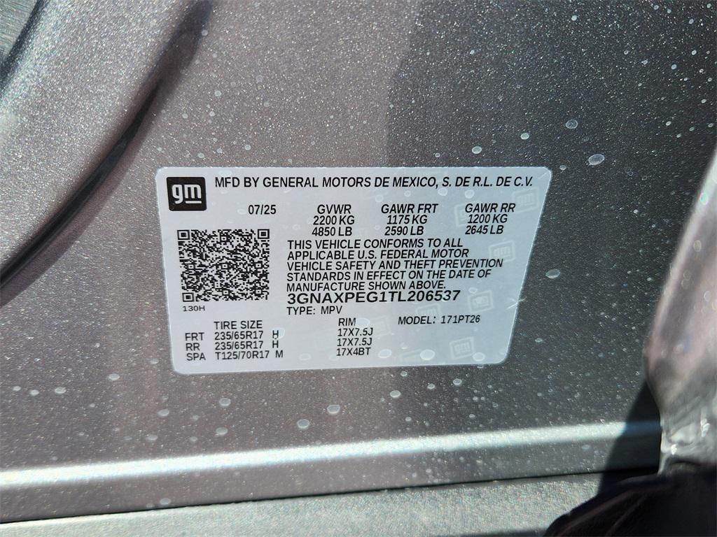 new 2026 Chevrolet Equinox car, priced at $33,500