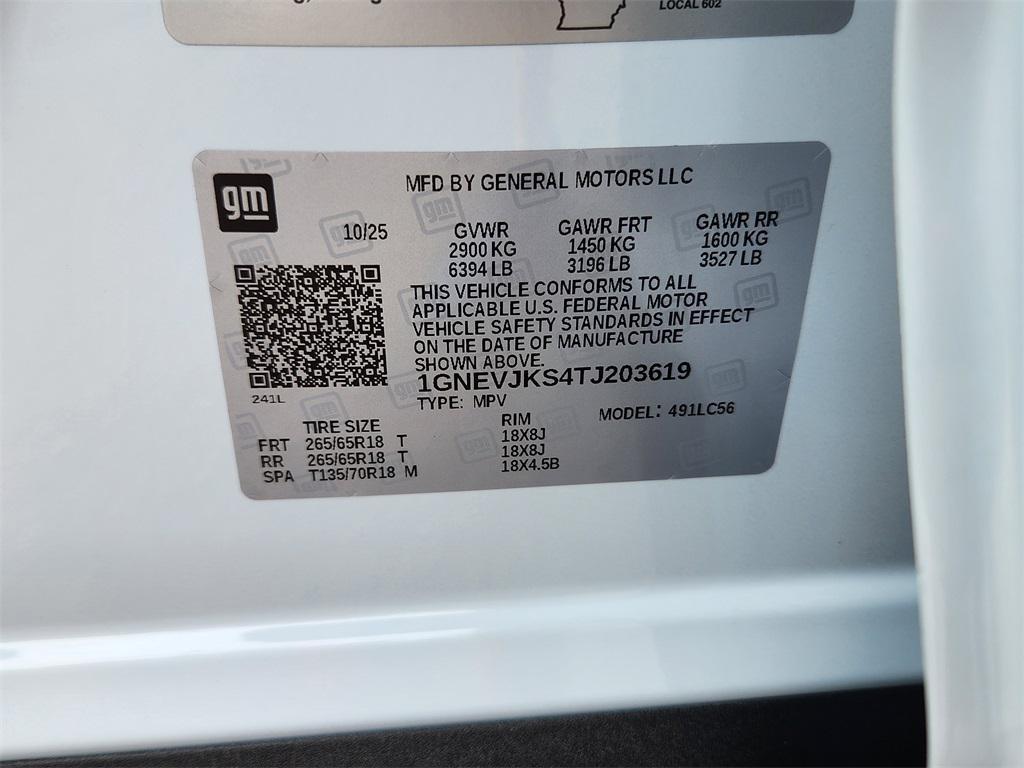 new 2026 Chevrolet Traverse car, priced at $56,615