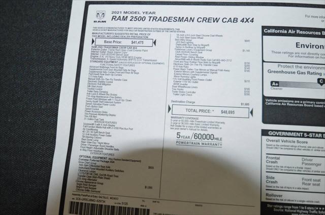 used 2021 Ram 2500 car, priced at $38,997