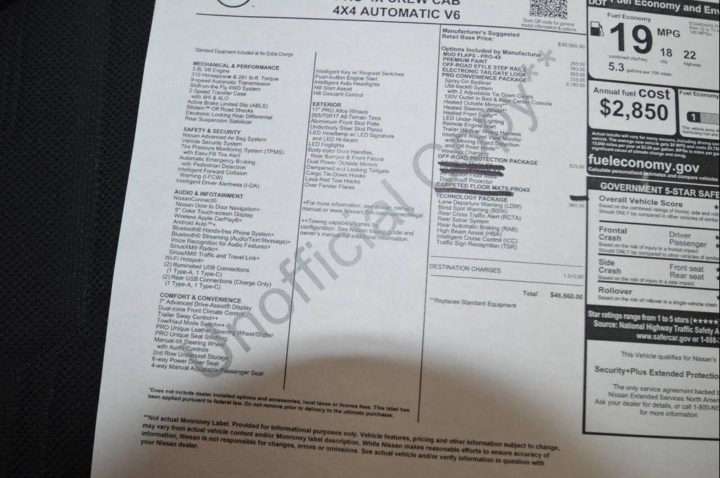 used 2024 Nissan Frontier car, priced at $36,997