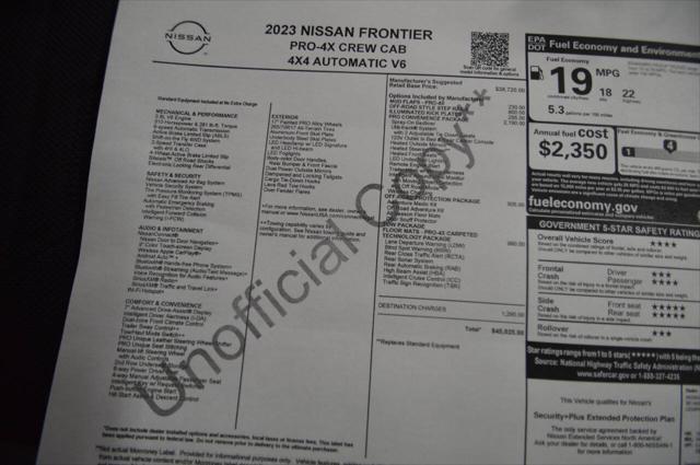 used 2023 Nissan Frontier car, priced at $36,497