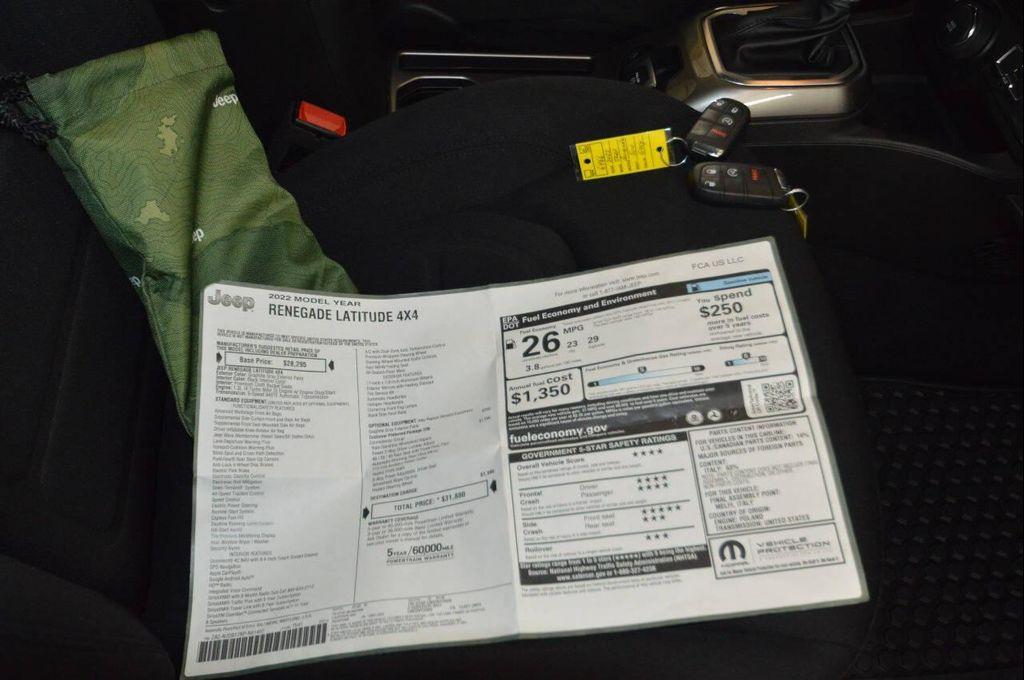 used 2022 Jeep Renegade car, priced at $21,997