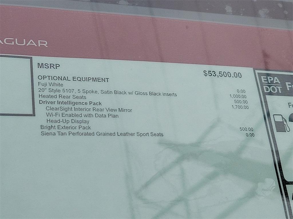 new 2024 Jaguar XF car, priced at $58,475