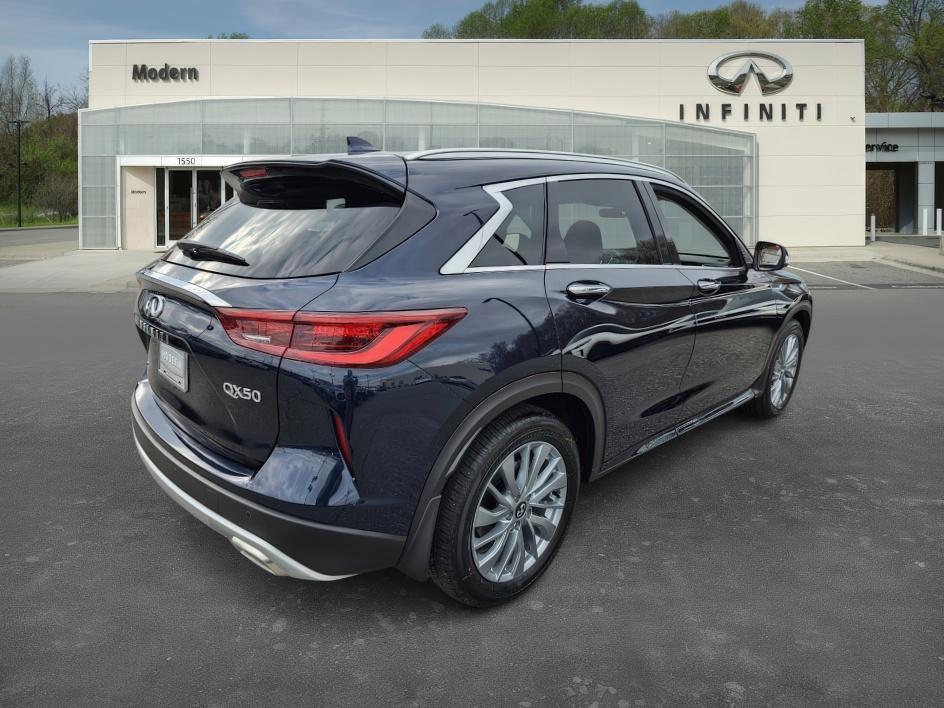 new 2025 INFINITI QX50 car, priced at $47,318