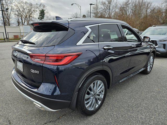 new 2025 INFINITI QX50 car, priced at $49,270