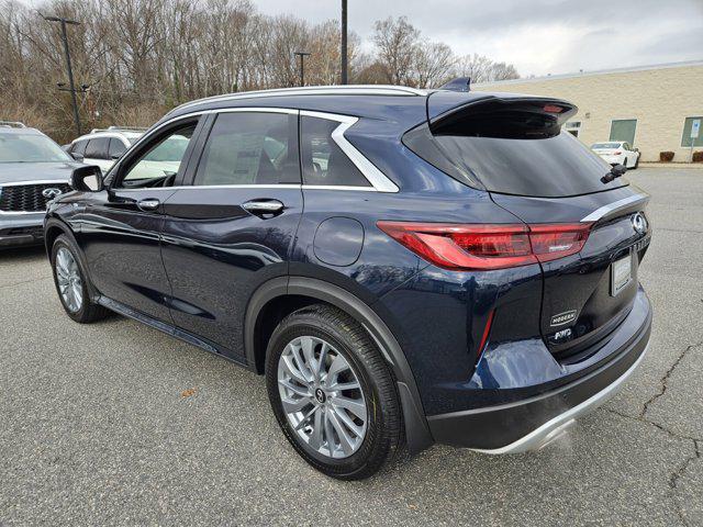 new 2025 INFINITI QX50 car, priced at $49,270