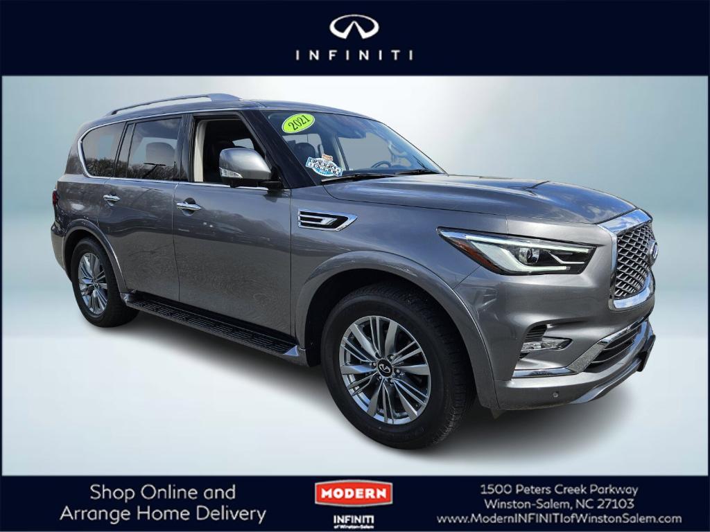 used 2021 INFINITI QX80 car, priced at $39,999