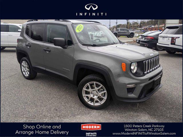 used 2021 Jeep Renegade car, priced at $15,500