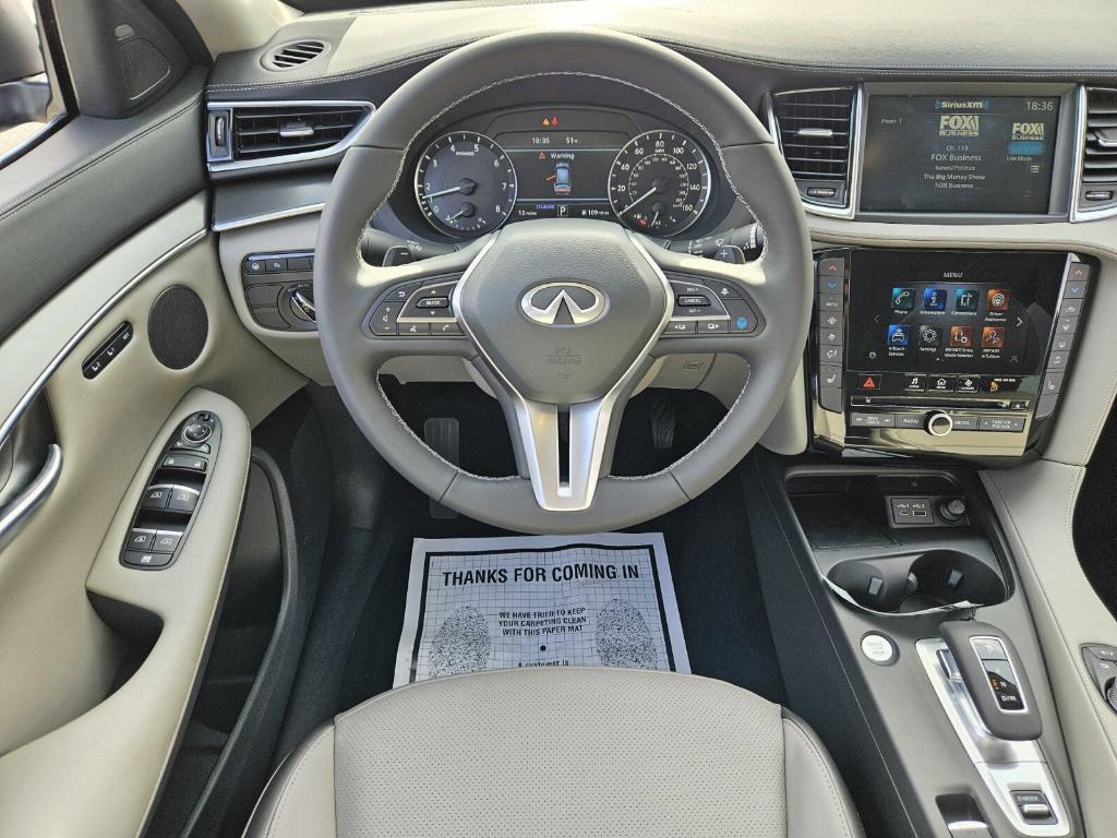 new 2025 INFINITI QX50 car, priced at $47,122