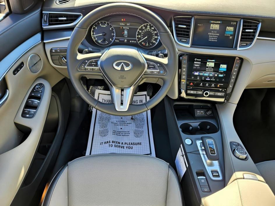 new 2025 INFINITI QX50 car, priced at $47,402