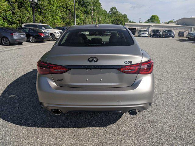 new 2024 INFINITI Q50 car, priced at $46,890