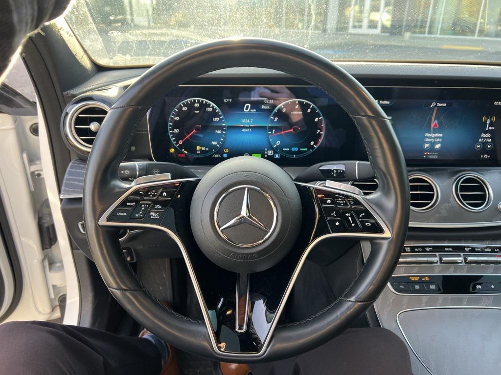 used 2021 Mercedes-Benz E-Class car, priced at $39,991