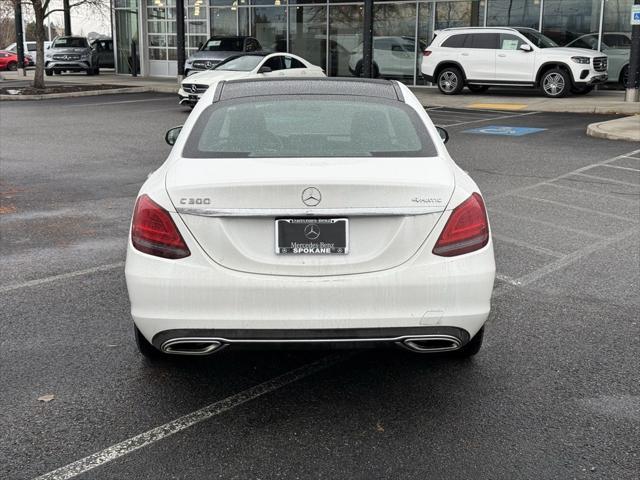 used 2021 Mercedes-Benz C-Class car, priced at $34,991