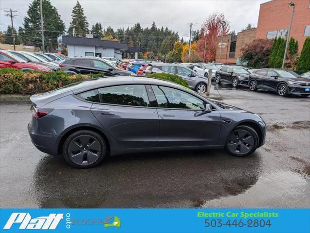 used 2022 Tesla Model 3 car, priced at $32,377