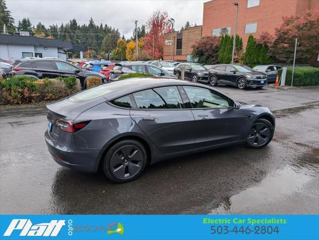 used 2022 Tesla Model 3 car, priced at $32,377