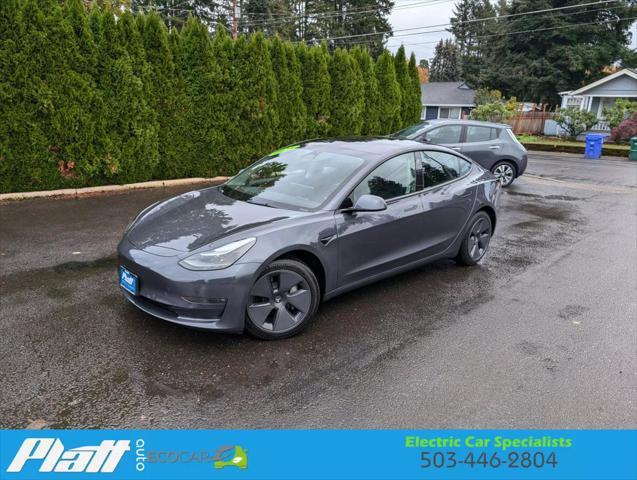 used 2022 Tesla Model 3 car, priced at $32,377