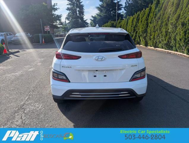 used 2023 Hyundai Kona EV car, priced at $23,817