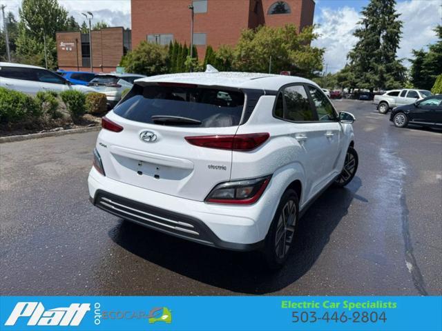 used 2023 Hyundai Kona EV car, priced at $22,721