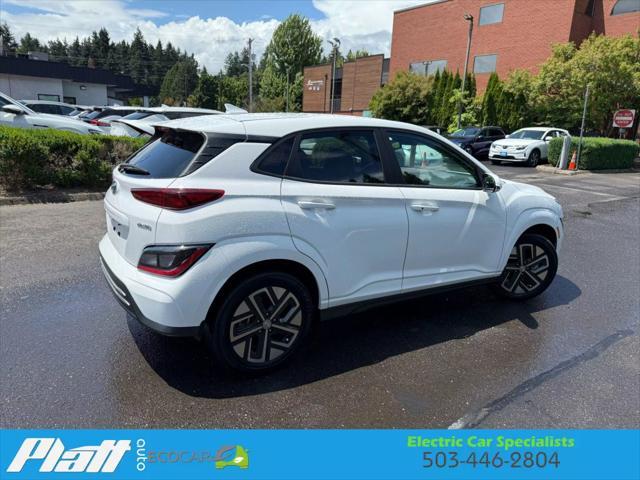 used 2023 Hyundai Kona EV car, priced at $22,721