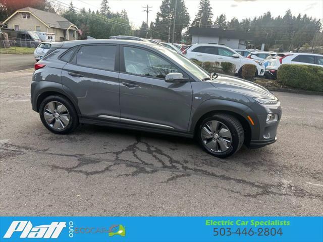 used 2020 Hyundai Kona EV car, priced at $18,410