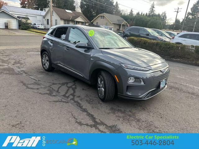 used 2020 Hyundai Kona EV car, priced at $18,410