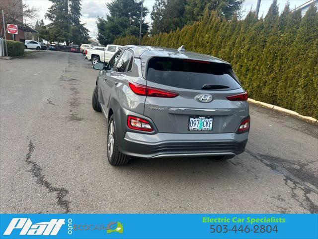 used 2020 Hyundai Kona EV car, priced at $18,410