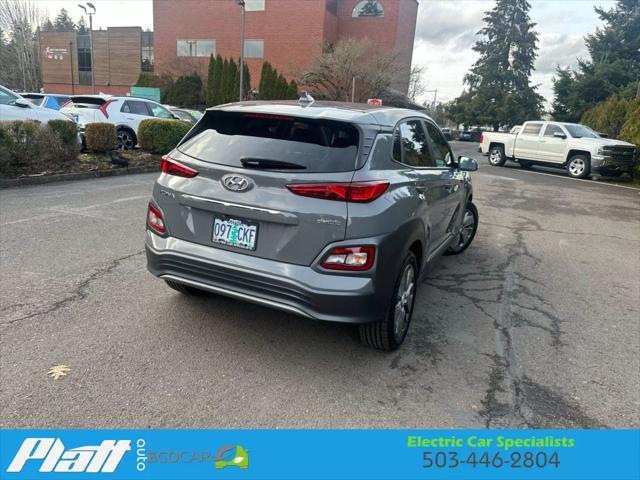 used 2020 Hyundai Kona EV car, priced at $18,410