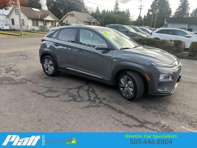 used 2020 Hyundai Kona EV car, priced at $18,410