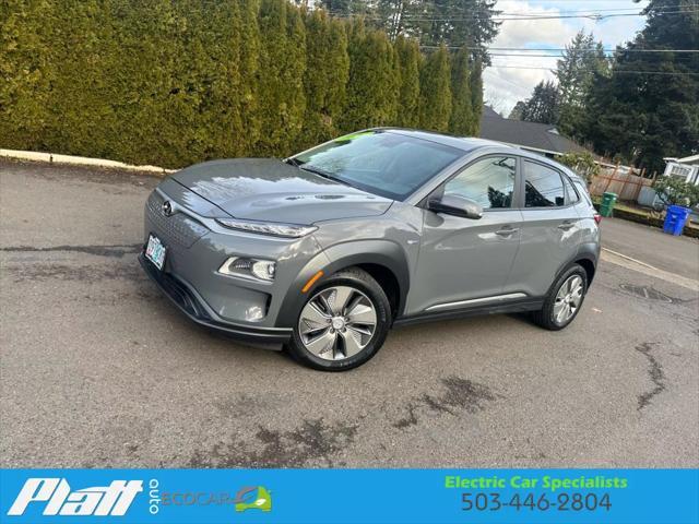 used 2020 Hyundai Kona EV car, priced at $18,410