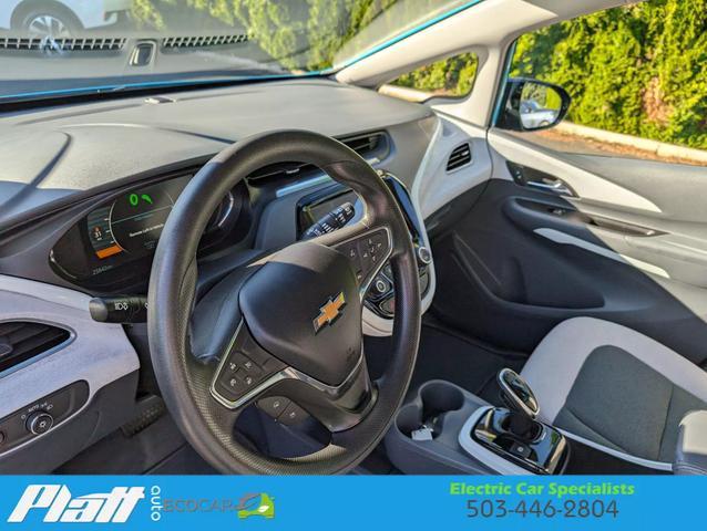 used 2021 Chevrolet Bolt EV car, priced at $18,420