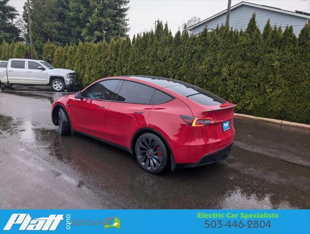 used 2020 Tesla Model Y car, priced at $33,495