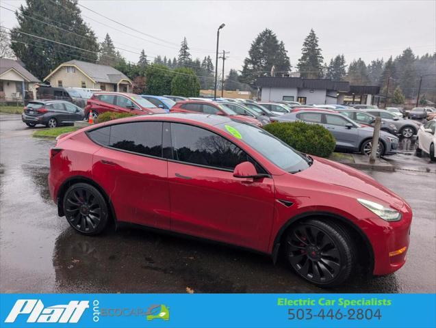 used 2020 Tesla Model Y car, priced at $33,495