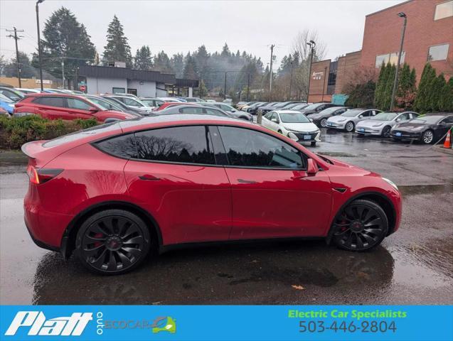 used 2020 Tesla Model Y car, priced at $33,495