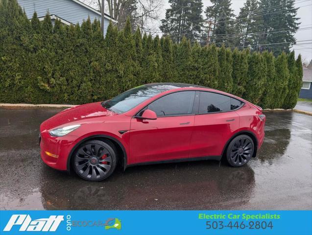 used 2020 Tesla Model Y car, priced at $33,495