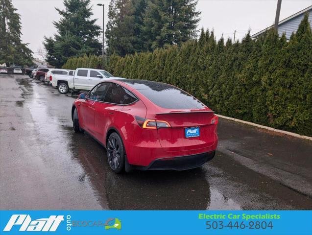 used 2020 Tesla Model Y car, priced at $33,495