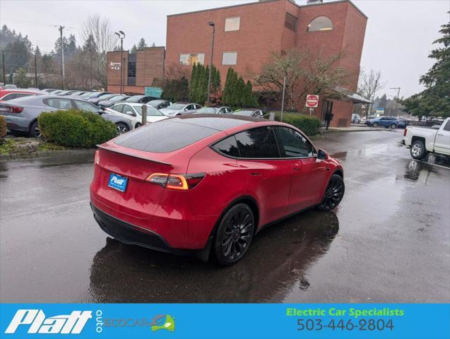 used 2020 Tesla Model Y car, priced at $33,495